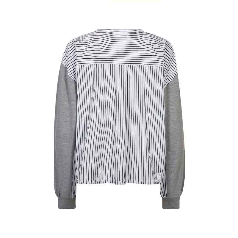 Gossia XeniaGO Sweat T-shirt - Dark Grey Melange