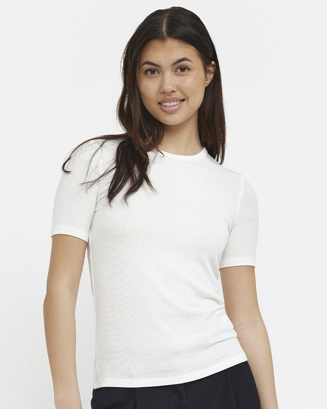 Soft Rebels SRFenja SS T-shirt - Snow White