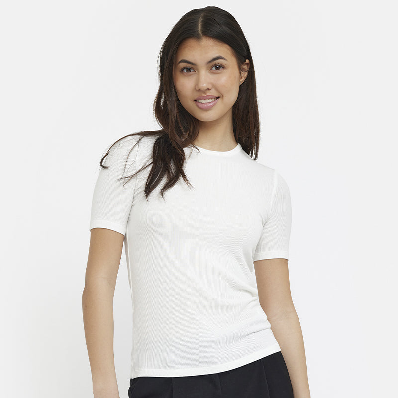 Soft Rebels SRFenja SS T-shirt - Snow White