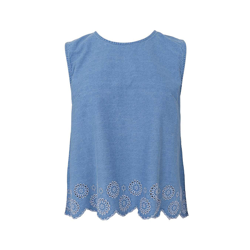 Black Colour BCMinnie Denim Top - Denim