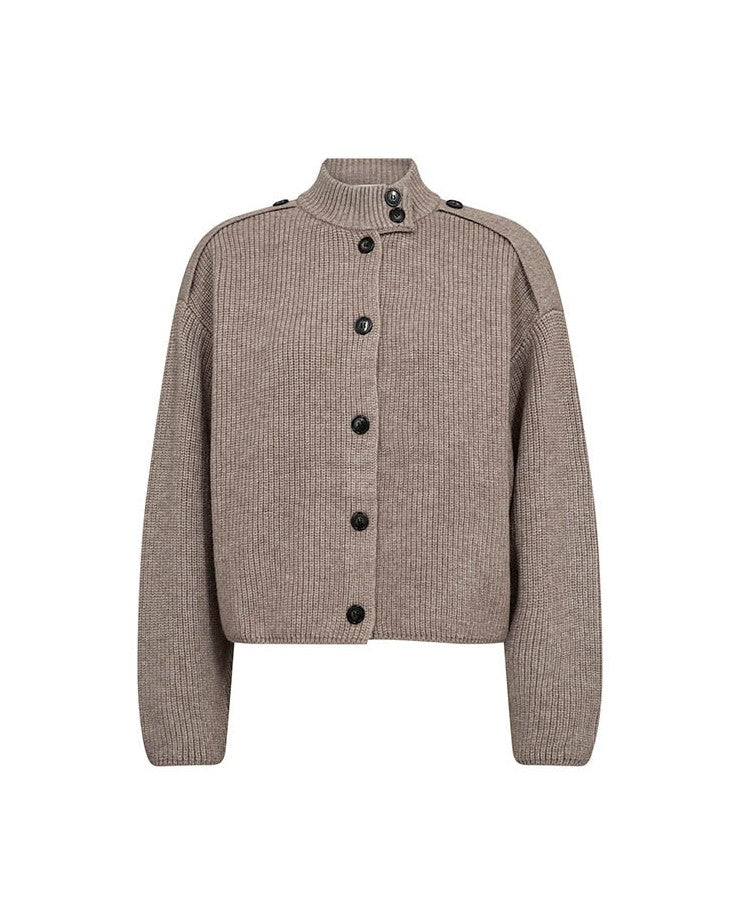 Co'couture RowCC Utility Cardigan - Mink