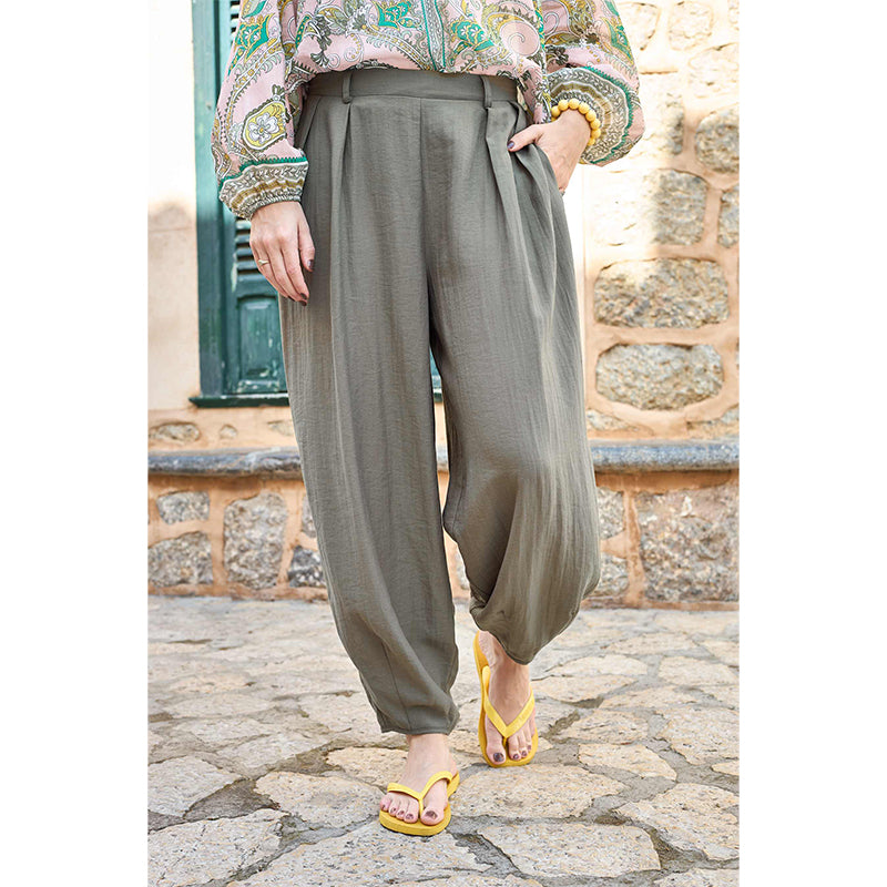 Black Colour BCAbu Ballon Bukser - Khaki
