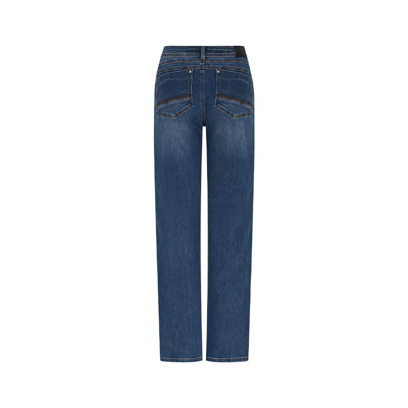 Cero Emma Denim Bukser - M Blue Use
