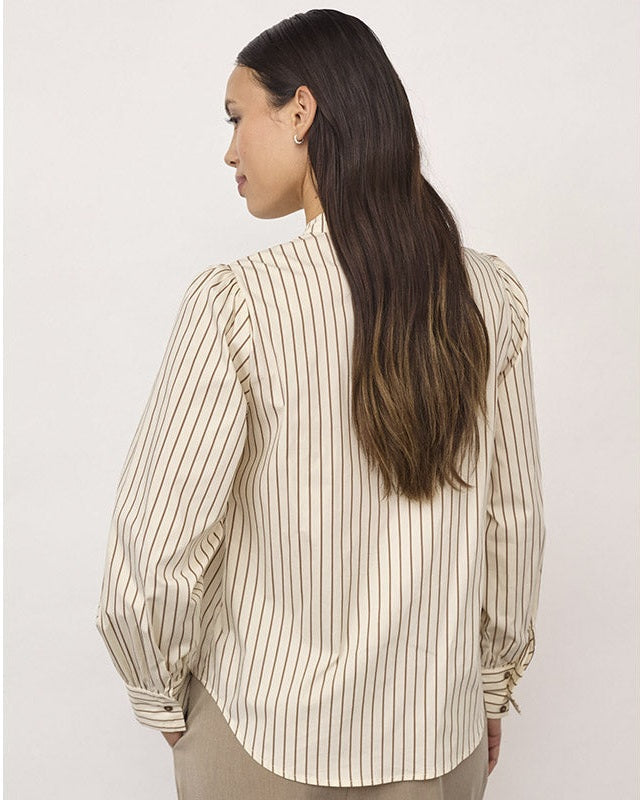 Co'couture SigridCC Stripe Skjorte - Bone