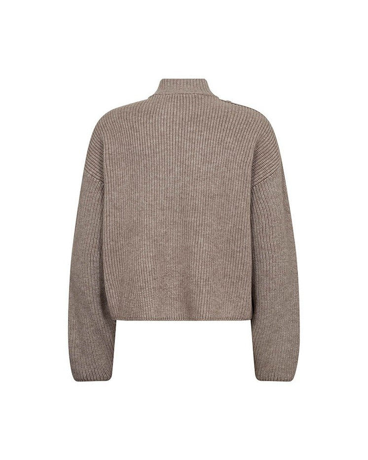 Co'couture RowCC Utility Cardigan - Mink