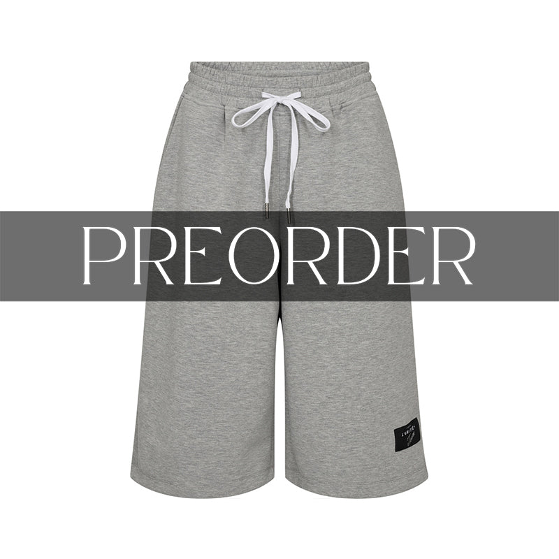 Haute L'amitie Maxi Sweat Bermuda Shorts - Grey Melange
