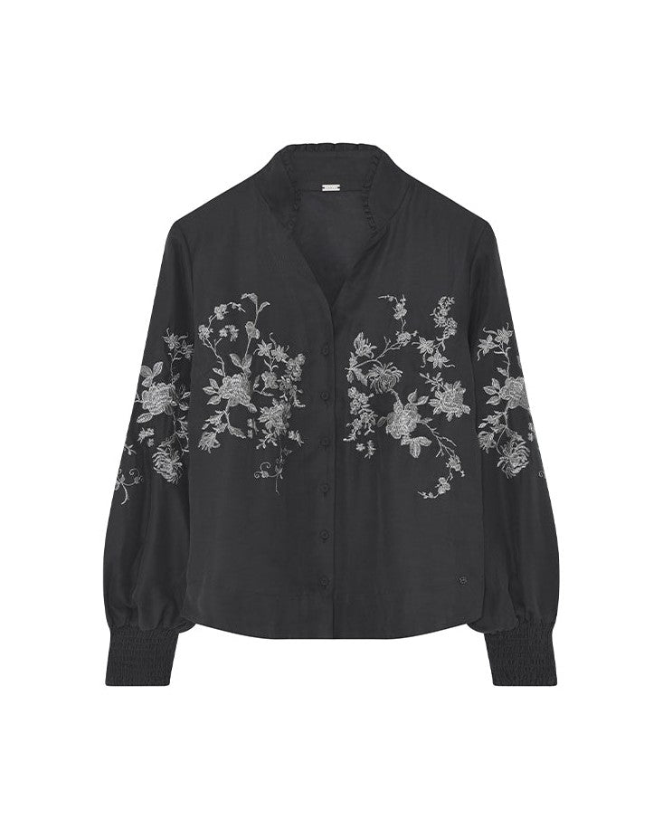 Gustav Naja Embroidery Skjorte