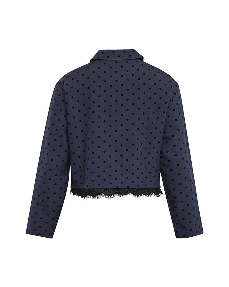 Sisters Point Veppa-bl Blazer - Navy Dot