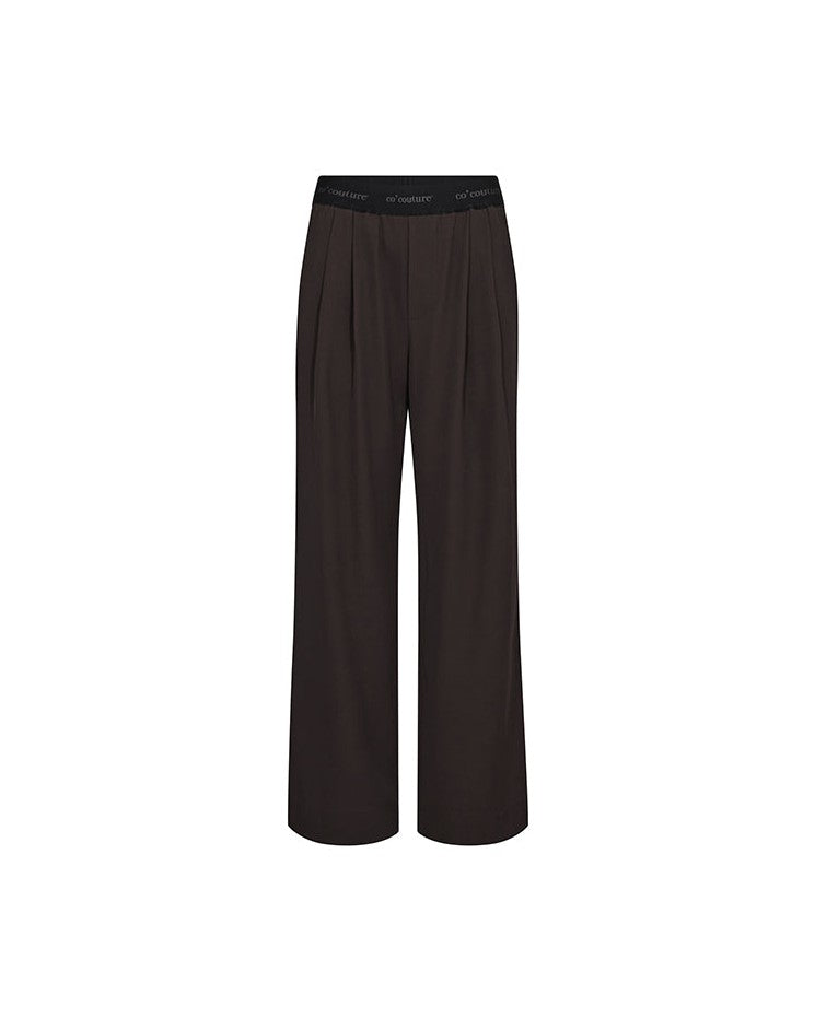 Co'couture AliniCC Logo Bukser - Dark Brown