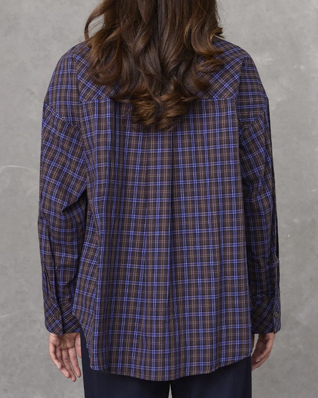 Love & Divine Love1645 Skjorte - Brown Check