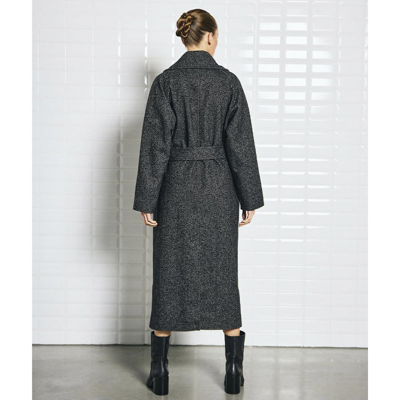 Withblack Brooklyn Herringbone Jakke - Black