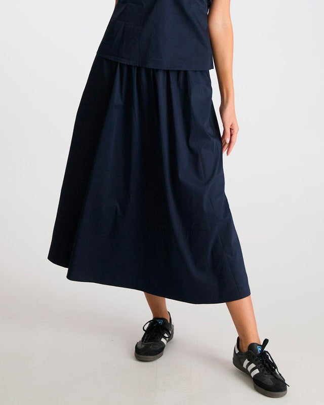 Neo Noir Yara Poplin Nederdel