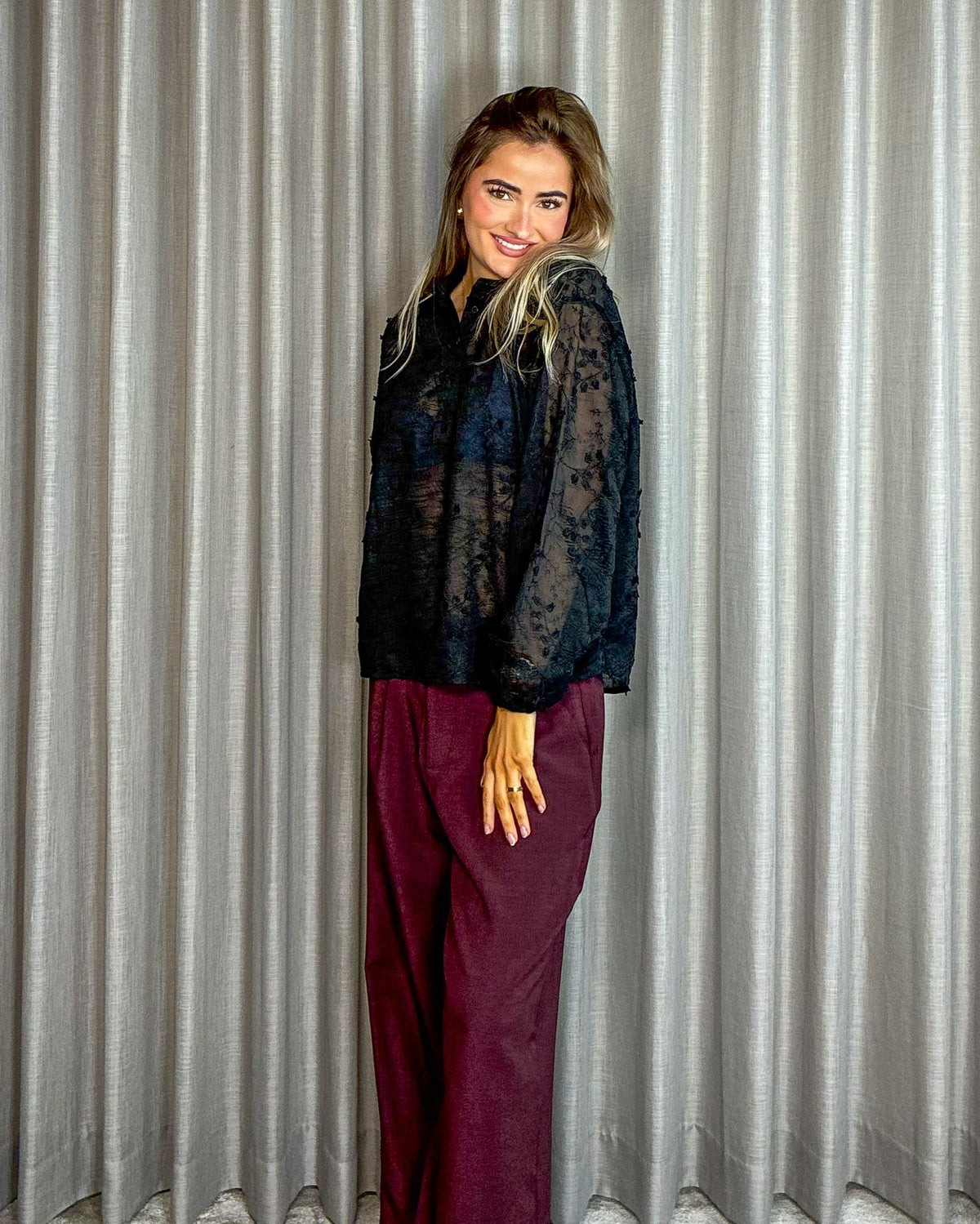 Co'couture Isak Embroidery Skjorte