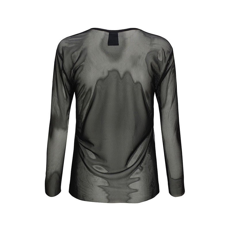 Luxzuz Sigborg Langærmet Mesh Bluse