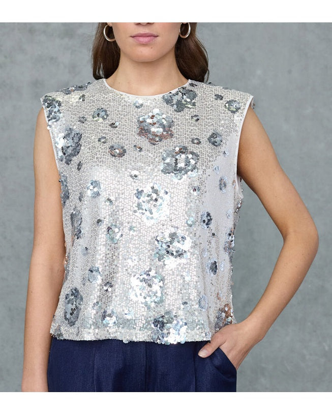 Love & Divine Love1600 Top - Champagne/Silver