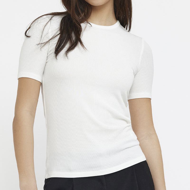 Soft Rebels SRFenja SS T-shirt - Snow White
