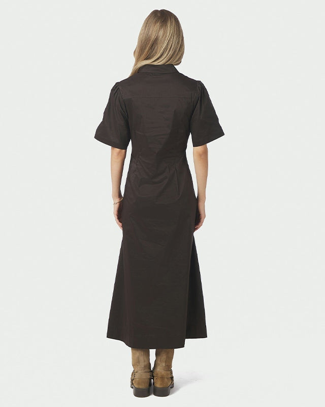 Neo Noir Baia Poplin Kjole
