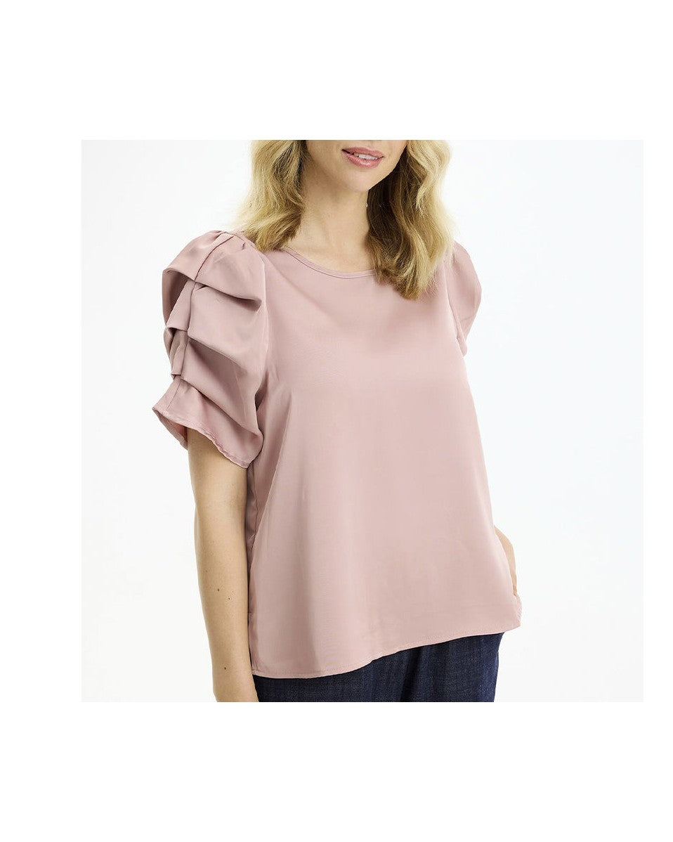 In Front Alexandra Bluse - Rose