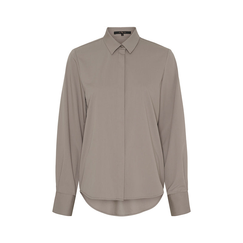 BTF-CPH Aurora Bambus Skjorte - Dark Taupe