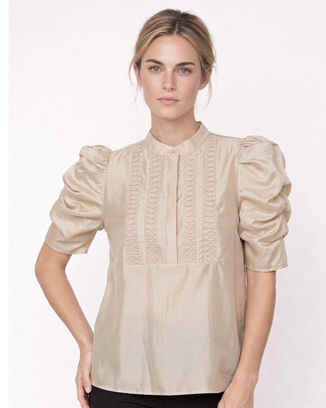 Gossia AnnsofiGO Lull Bluse- Champange