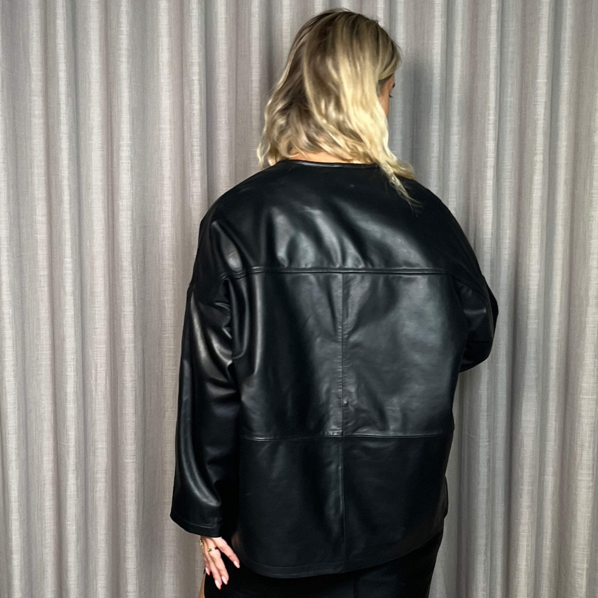 Ivy Cph Kylie Leather Cardigan