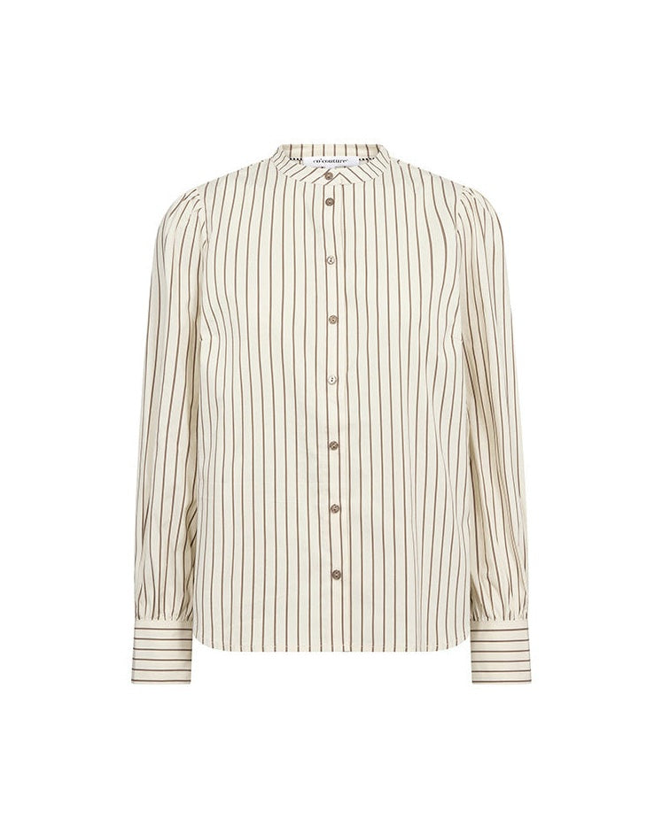 Co'couture SigridCC Stripe Skjorte - Bone