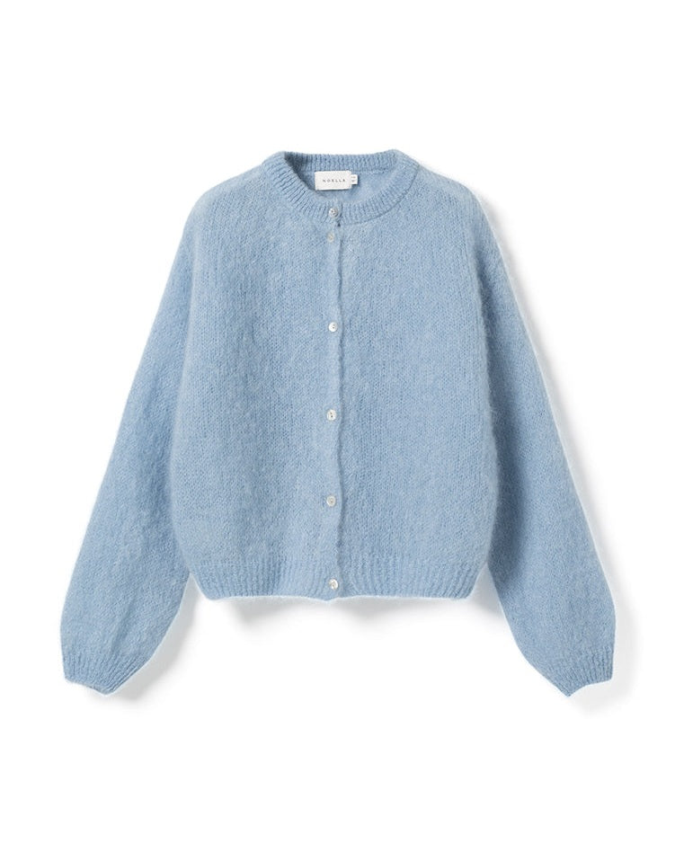 Noella N-Kae Mohair Cardigan - Baby Blue