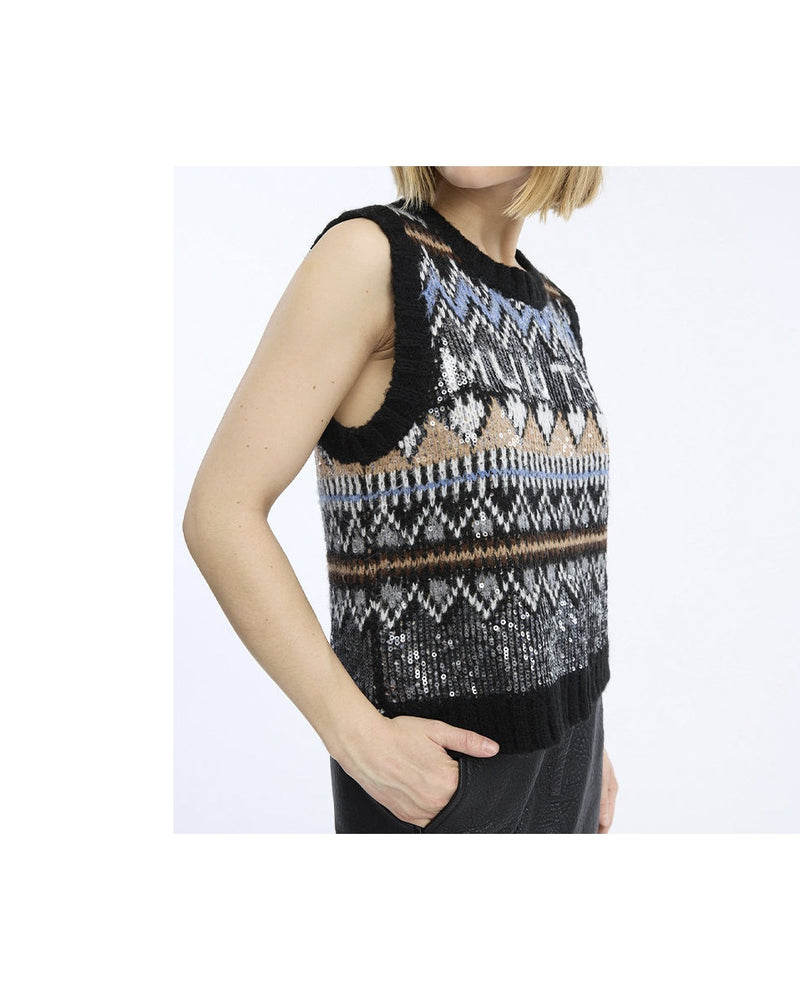 Munthe Vitaism Vest - Mixblack