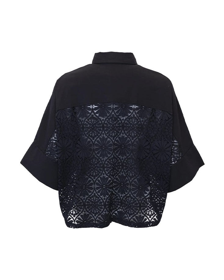 Black Colour BCDavina Lace Skjorte - Black