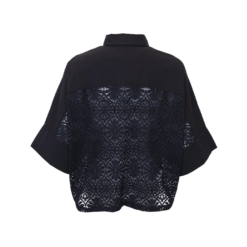 Black Colour BCDavina Lace Skjorte - Black