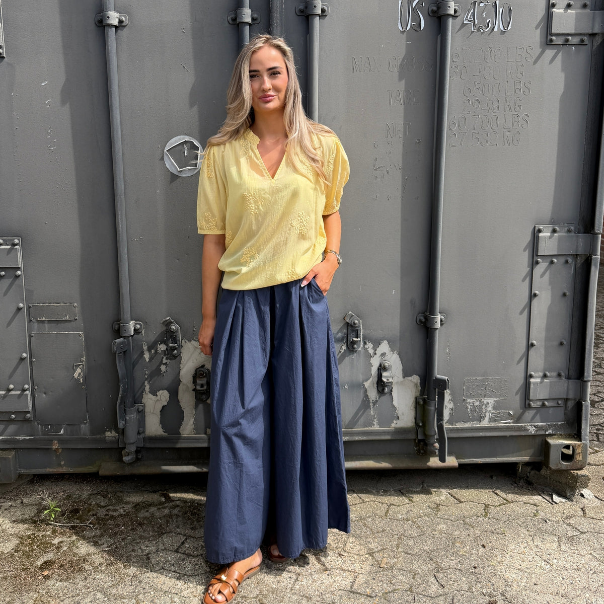 Amaze Cph Pricilla Buksenederdel - Blue