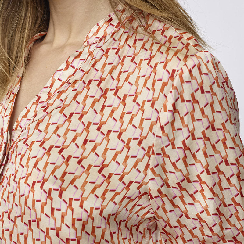 Co'couture CarmineCC SS V-Bluse