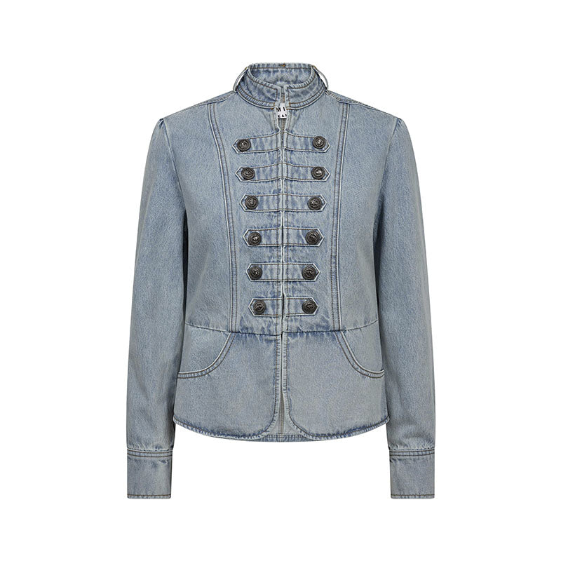 Haute L'amitié Uniform Jakke - Bleached Denim