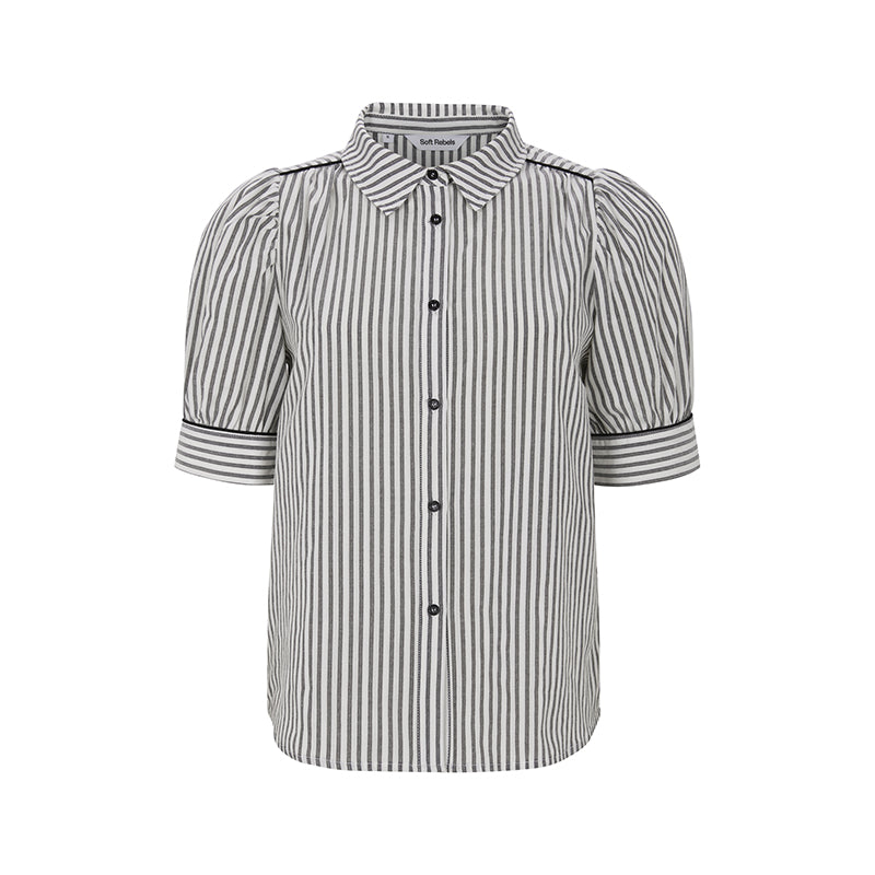 Soft Rebels SRDorothy SS Skjorte - Arctic Wolf
