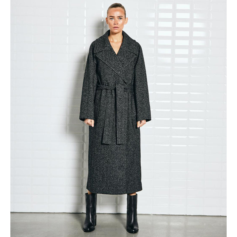 Withblack Brooklyn Herringbone Jakke - Black