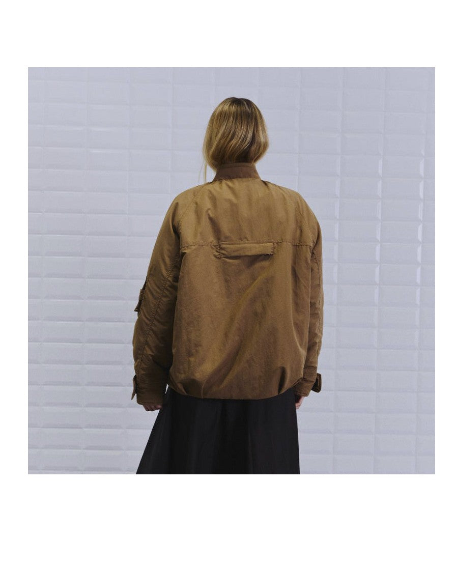 Withblack WBLGrappy Bomber Jakke - Dark Camel