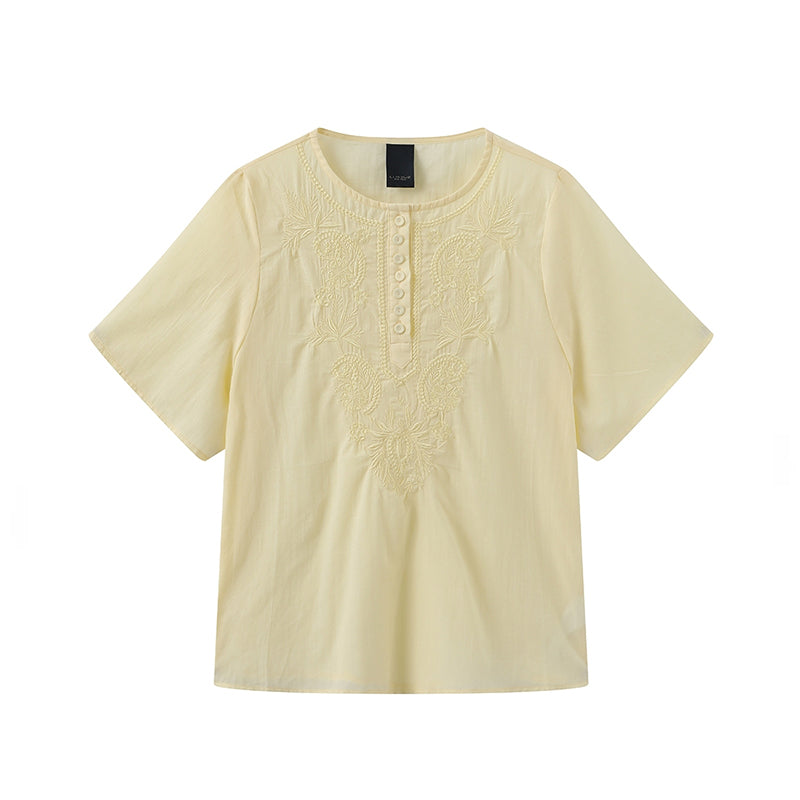 Luxzuz Viva Bluse - Soft Yellow