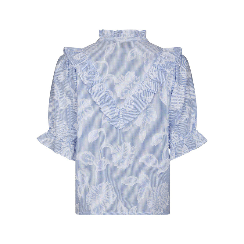 Neo Noir Manet Bluse - Light Blue