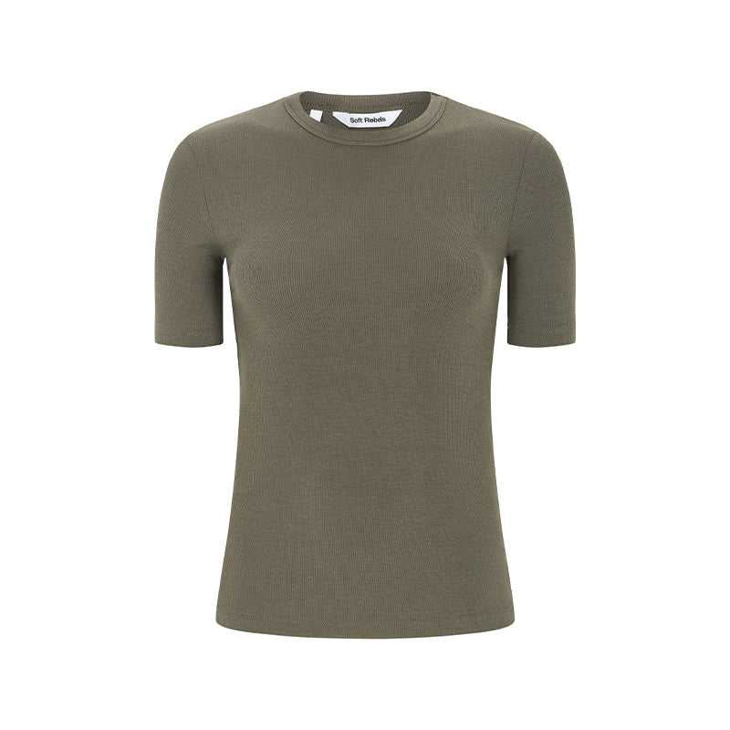 Soft Rebels SRFenja SS T-shirt - Canteen