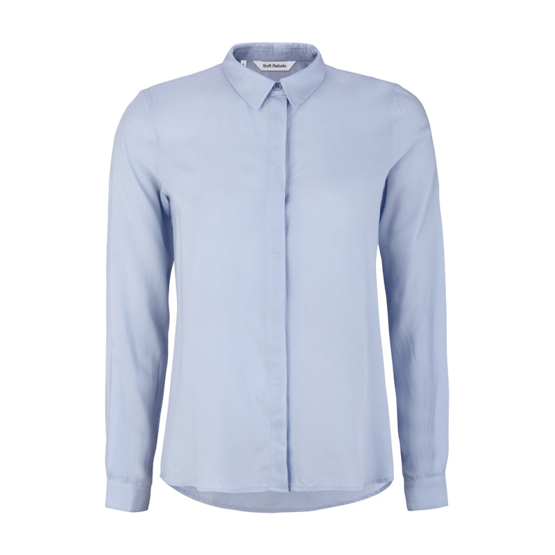 Soft Rebels SRFreedom LS Skjorte - Cashmere Blue