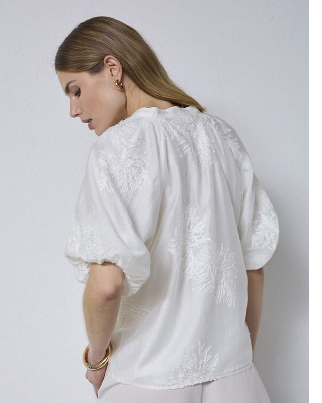 Co'couture NeaCC SS V-Skjorte