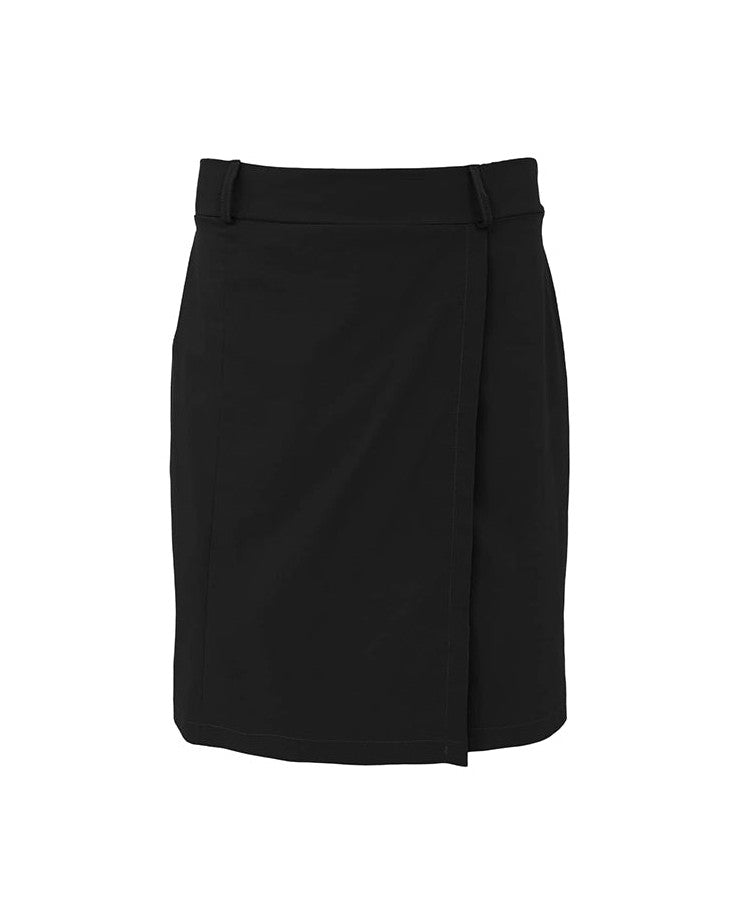 Black Colour Davina Wrap Nederdel