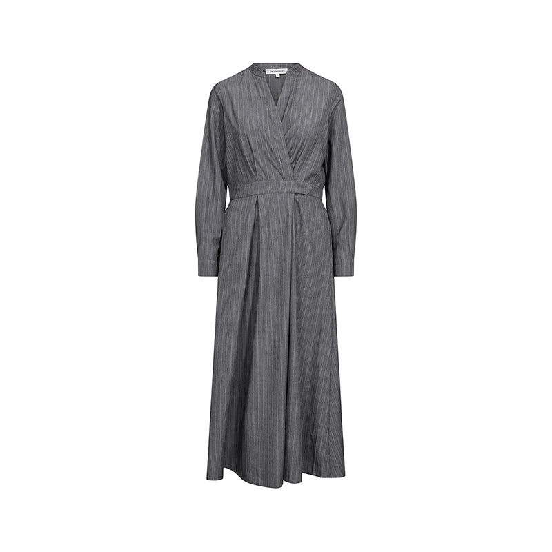 Co'couture LyviaCC Maxi Wrap Kjole - Mid Grey