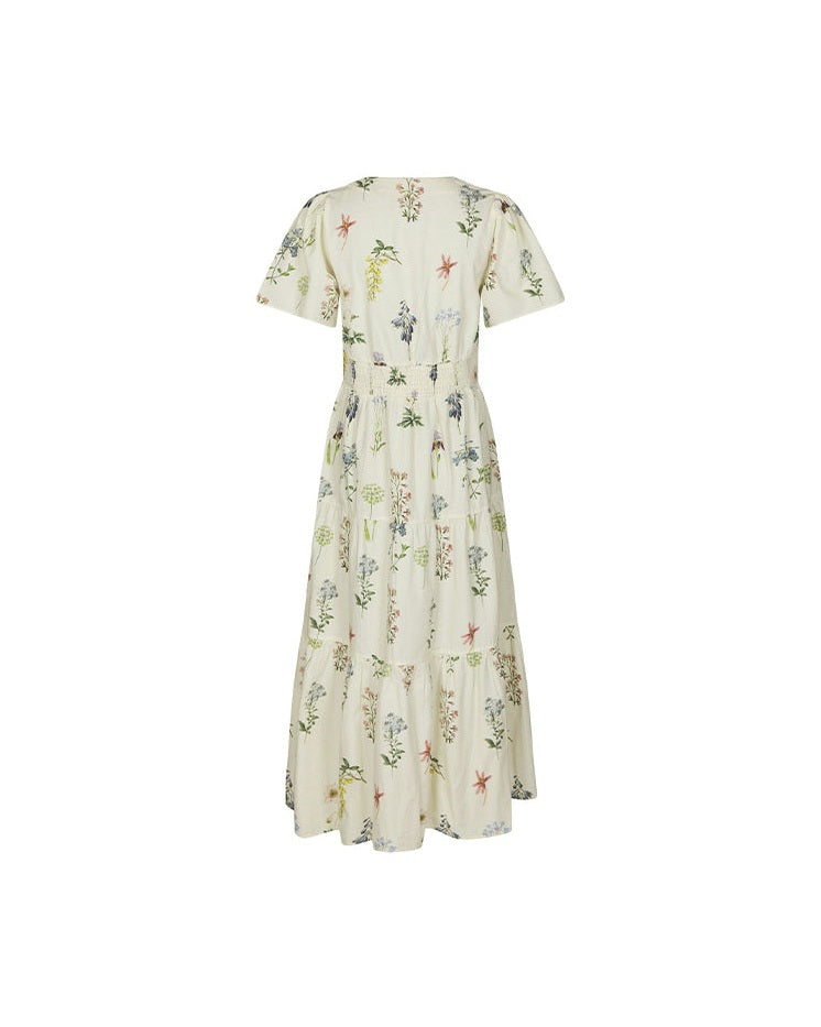 Neo Noir Gardena Flower Kjole - Off-white