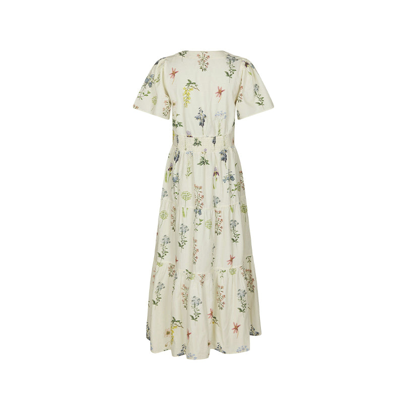 Neo Noir Gardena Flower Kjole - Off-white