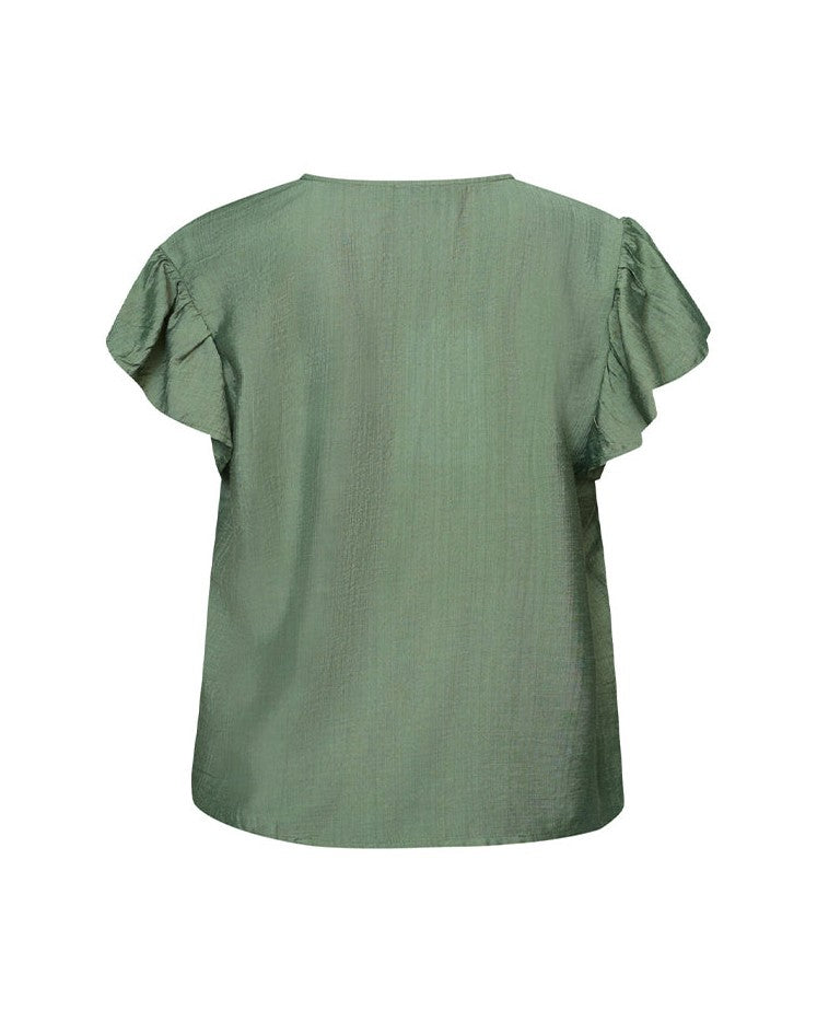 Love & Divine Love1616 Bluse - Dark Olive