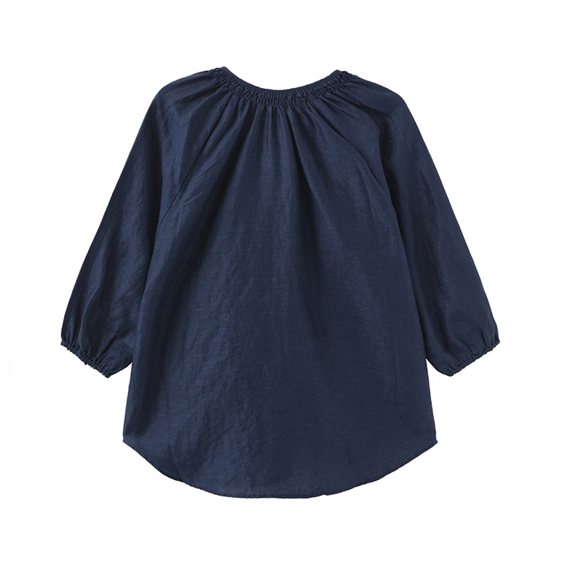 Luxzuz Cicilan Bluse - Navy Blue