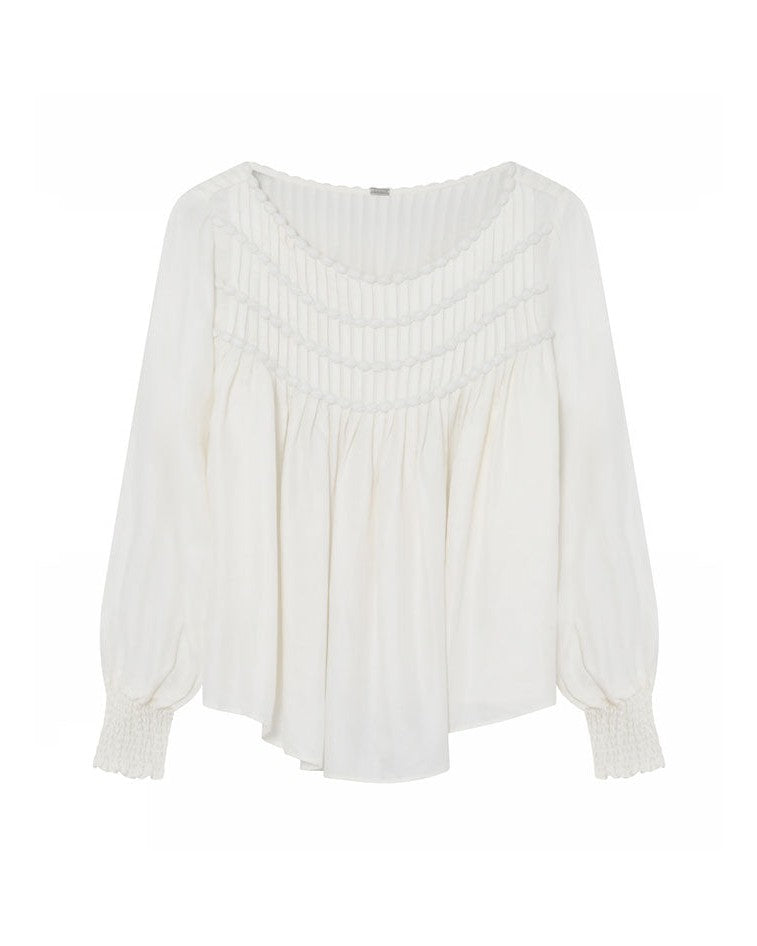 Gustav Mirell Bluse - Offwhite