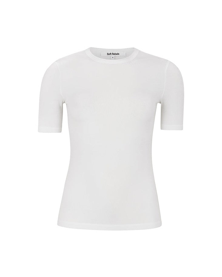 Soft Rebels SRFenja SS T-shirt - Snow White