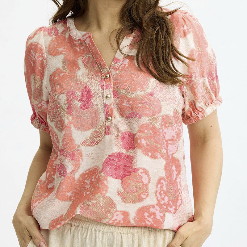 Infront Emily Bluse - Coral Rose